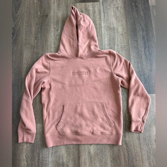 Abercrombie and Fitch embossed sweatshirt d
Hoodie.Women’s size XS.  Rust color. - Picture 1 of 6